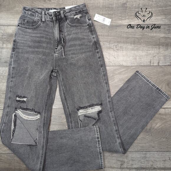 Pacsun 90s Boyfriend Distressed Jeans Size 24 (0) - Picture 1 of 7